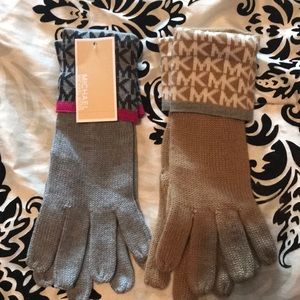Michael Kors gloves set of 2